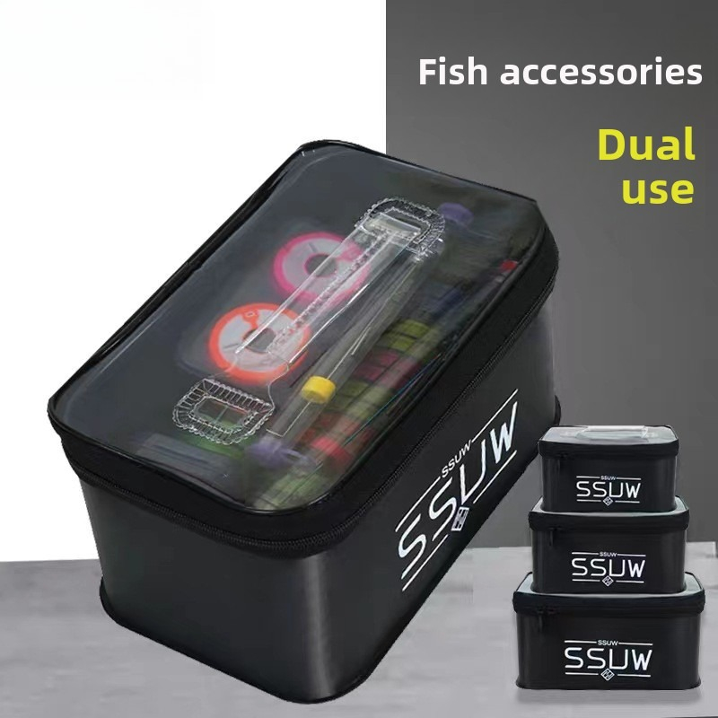 Portable EVA Fishing Tackle Bo - Fish Finder Case ulasan dan harga